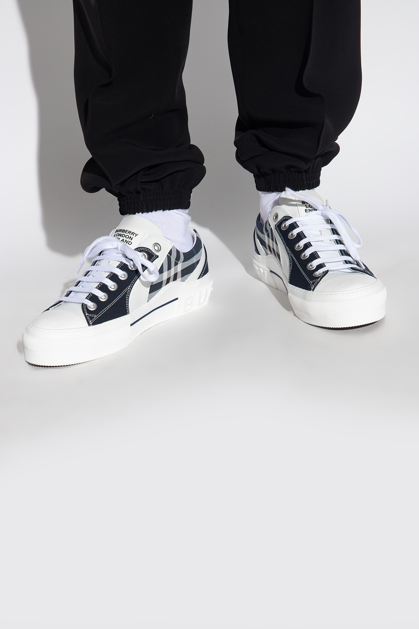 Burberry 'Kai' sneakers | Men's Shoes | burberry silver low
